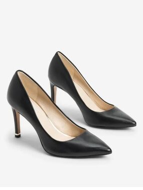 NEW Kenneth Cole Riley 85 Black Leather Pumps with Rebound, Size 8